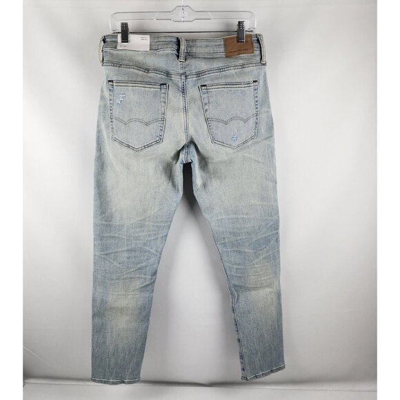 SOLD OUT American Eagle Jeans Mens 31x30 Blue Airflex + Temp Tech Skinny NWT - Picture 10 of 13